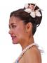 Hula Hair Clip / StarfIsh, Shell, and Pearl / White / J2049