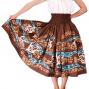 Hula Pa'u Skirt with Honu Print / Brown /J2066