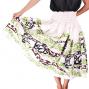 Hula Pa'u Skirt with Honu Print / White /G2070