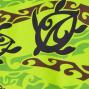 Hula Pa'u Skirt with a cord / Honu / Green / G2081g