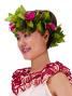 Hula Headband / Maile and Plumeria / Purple / J2135p
