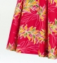 Hula Pa'u Skirt with Maile Print / Red /J2148