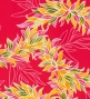 Hula Pa'u Skirt with Maile Print / Red /J2148