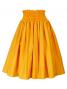 Hula Double & Reversible Pau Skirt with Hibiscus  Print / Yellow / G2192