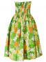 Hula Strapless Dress with Hibiscus / Green  / G2196g
