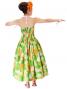 Hula Strapless Dress with Hibiscus / Green  / G2196g