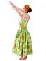 Hula Strapless Dress with Hibiscus / Green  / G2196g