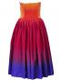Hula Strapless Gradation Dress / Red & Purple  / G2199rp