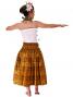 Hula Pa'u Skirt with Kahiko Print / Yellow /G2209