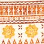 Hula Double & Reversible Pau Skirt with Kahiko  Print / Brown / G2216
