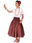 Hula Double & Reversible Pau Skirt with Kahiko  Print / Brown / G2220
