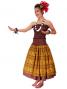 Hula Double & Reversible Pau Skirt with Kahiko  Print / Brown / G2220