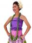 Hula Long Lei / Rosebud / Blue / J2256bl
