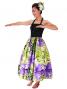 Hula Tube Top Dress with Hibiscus print / Purple  / G2261p