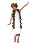 Hula Pareo with attached Sash / White / G2263w