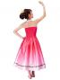 Hula Strapless Shantung Dress with Hibiscus / Luxury Collection / Pink  / J2269pi