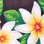Hula Pa'u Skirt with Tiare Print / Black /G2280