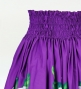Hula Pa'u Skirt with Plumeria Print / Purple /J2282