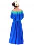 Hula Long Maxi Multi Way Dress / Luxury Collection / Gradation / Green & Blue / J2288grbl