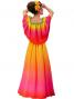 Hula Long Maxi Multi Way Dress / Luxury Collection / Gradation / Green & Pink / J2288grpi