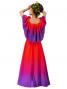 Hula Long Maxi Multi Way Dress / Luxury Collection / Gradation / Orange & Purple / J2288opu