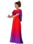 Hula Long Maxi Multi Way Dress / Luxury Collection / Gradation / Orange & Purple / J2288opu