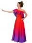 Hula Long Maxi Multi Way Dress / Luxury Collection / Gradation / Orange & Purple / J2288opu