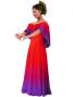 Hula Long Maxi Multi Way Dress / Luxury Collection / Gradation / Orange & Purple / J2288opu
