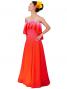 Hula Long Maxi Multi Way Dress / Luxury Collection / Gradation / Pink & Red / J2288pir