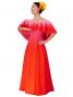 Hula Long Maxi Multi Way Dress / Luxury Collection / Gradation / Pink & Red / J2288pir
