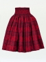 Hula Pa'u Skirt with Kahiko Print / Red /G2305
