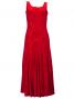 Hula Embossed Velvet Dress with Lokelani  / Red / G2309ra