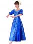 Hula Shantung Dress with Lehua / Luxury Collection / Blue / J2338bl
