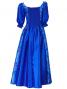 Hula Shantung Dress with Lehua / Luxury Collection / Blue / J2338bl