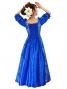 Hula Shantung Dress with Lehua / Luxury Collection / Blue / J2338bl