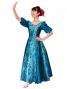 Hula Shantung Dress with Lehua / Luxury Collection / Green / J2338g