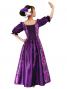 Hula Shantung Dress with Lehua / Luxury Collection / Purple / J2338p