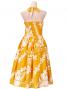 Hula Midi Dress with Plumeria / Yellow  / G2346y