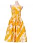 Hula Midi Dress with Plumeria / Yellow  / G2346y