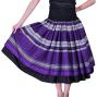 Hula Double & Reversible Pau Skirt with Kahiko  Print / Black / G2374
