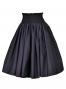 Hula Double & Reversible Pau Skirt with Kahiko  Print / Black / G2374