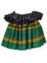 Tahitian Skirt with Kahiko Print / Green / G2376