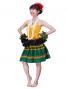 Tahitian Skirt with Kahiko Print / Green / G2376