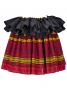 Tahitian Skirt with Kahiko Print / Red / G2377