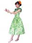 Hula Midi Dress with Hibiscus Print / Green / G2380gr