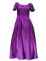 Hula Tulip Sleeve Dress / Purple / J2408pu