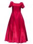 Hula Tulip Sleeve Dress / Red / J2408rd