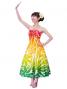 Hula Strapless Dress with Tiare / Red & Green  / G2428rdgr