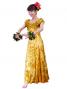 Hula Off Shoulder Dress with Crushed Velvet / Gold / G2429gd