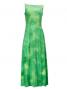Hula Boat Neck Dress with Velvet / Luxury Collection / Green / J2430gr